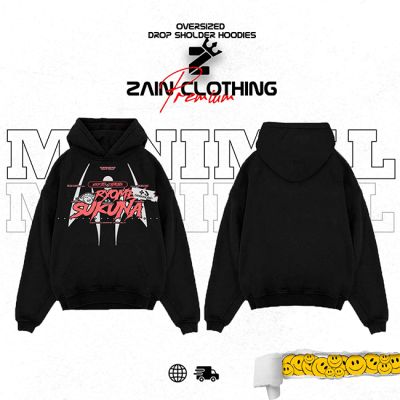 Anime Sukuna Oversized Hoodie [BLACK]