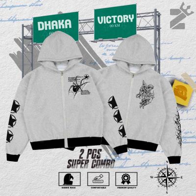 Marlboro Racing Team Oversized Hoodie [BLACK]